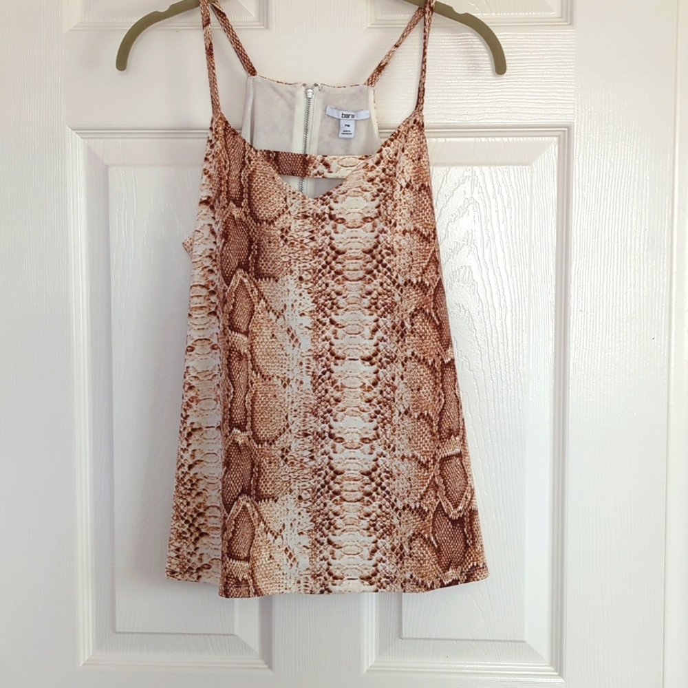 New Bar lll Snake Python Print Elegant Top